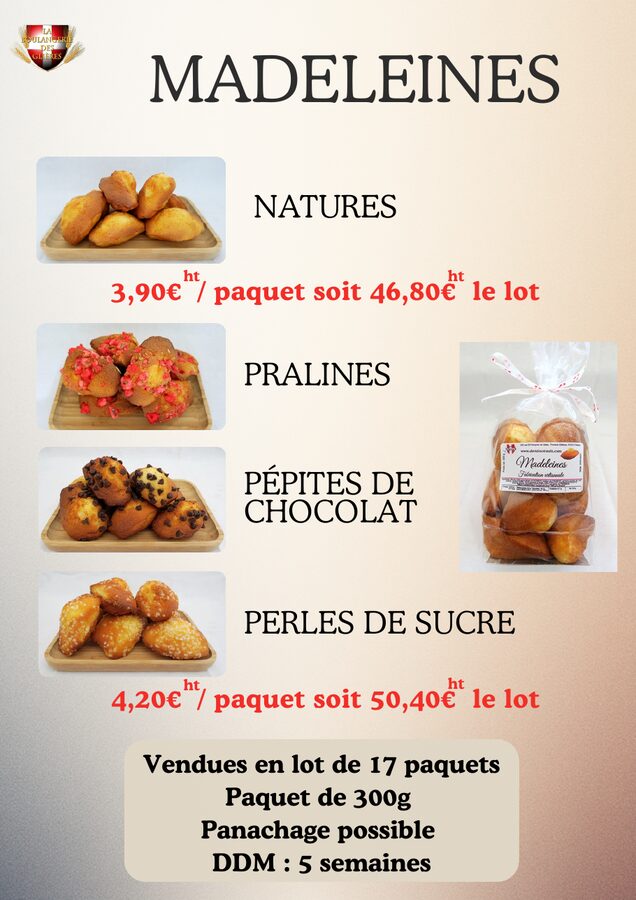 Madeleines - Nature