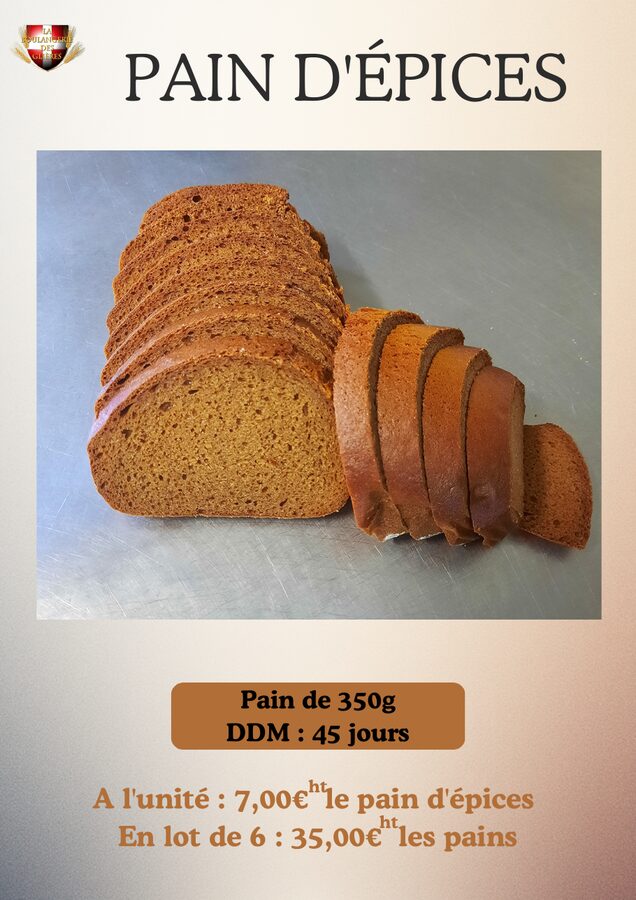Pain d épices - lot de 6